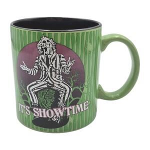 Jumbo BEETLEJUICE Green Black 20oz Ceramic Mug